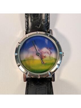 Vintage TIMEX Disney TIGGER Holographic Musical Watch - New Battery, Needs Band